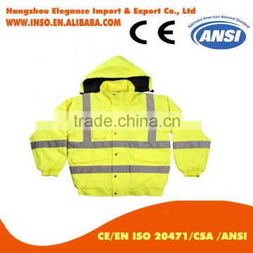road safety jacket pink 3m reflective winter safety jacket with reflector