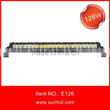 Hot Sell Product With 1 Year Warranty Die-cast Aluminum 6000k High Power 126w Led Light Bar For Suv Off Road Jeep
