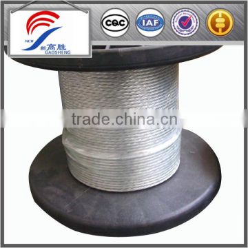 DIN ASTM 6*7+FC 7*7 ungalvanized steel wire cable