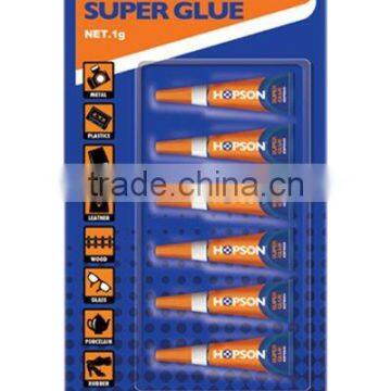 1g*6pcs/card Aluminum Tube Super Glue