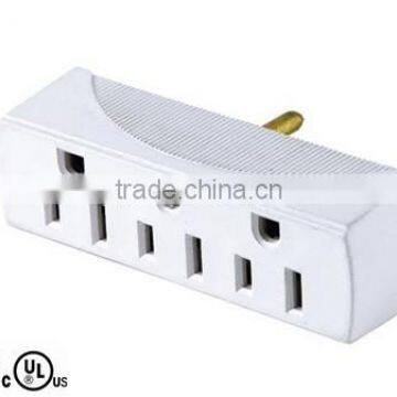 UL/CUL 3 outlet adapter current tap