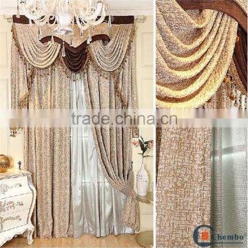 New design turkish curtain fabric soundproof window curtain