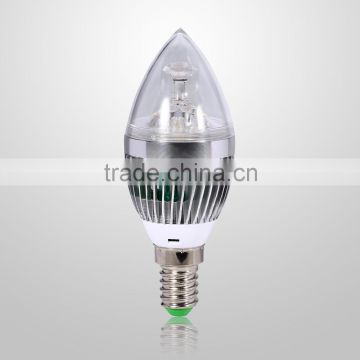 Low Energy 3W Candle Light Bulbs E14 E27 Base Decorative Candle Lamps
