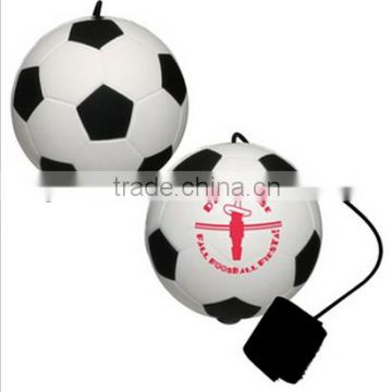 Bungee Yo-Yo Promotional Stress Balls - Soccer Ball