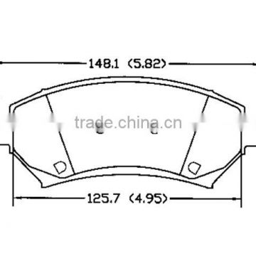 D699 OE18024962 for BUICK CADILLAC CHEVROLET OLDSMOBILE PONTIAC OPEL ceramic brake pad