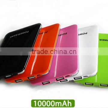 10mm thickness Li polymer battery Slim portable charger with large capacity