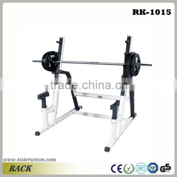 multi layer barbell rack fitness equipment strength machine