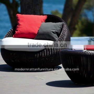 Rattan reclining chair - Round Wicke /outdoor furniture