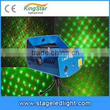 2015 Promotion Cheap Price Mini Smart Stage RGB Twinlker Party Laser Projector Light for Christmas KTV Bar