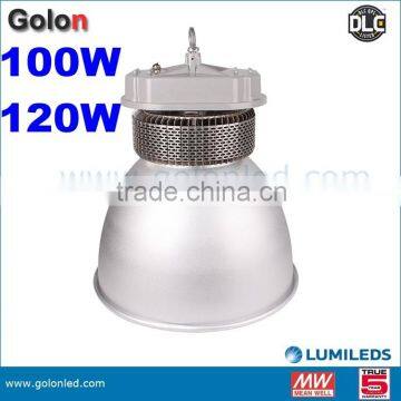 100 watt LED medium bay light fittings 5 years warranty meanwell driver led medium bay light 100w 120W