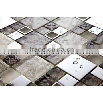 Fico new! PTC-86G-AM,ink-jet flower pattern decor tiles