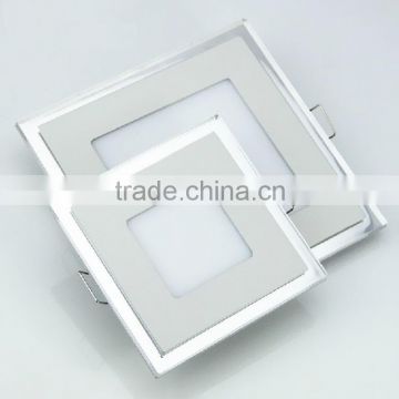 LED PANEL LIGHT 8W double color warm white Square Aluminum C-tick, CE, RoHS, SAA