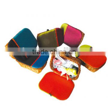 sewing basket in square shape