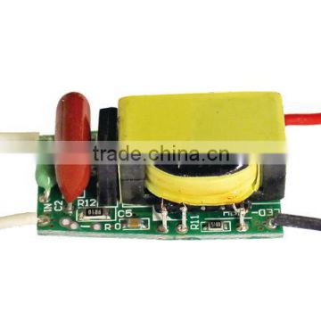 5*1W/300ma TRIAC dimming Constant current LED driver;90~140VAC/180~240VDC input;size:32*22*16mm