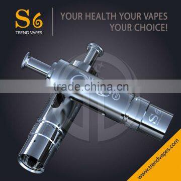 big vapor high quality dual coil atomizer trend vapes s6 with replaceable head ijoy s6