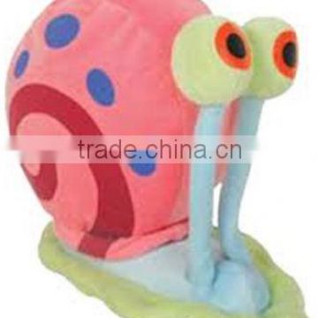 Custom design cute snail plush toy