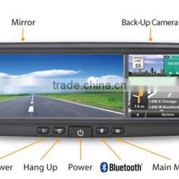 039 Car Rear View Mirror With Blue Tooth And Reverse Parking Camera