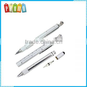 Promotional Printed Metal 8 in 1 Stylus Pen with Bottle Opener and screwdriver