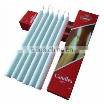 45g white candle in box for lighting