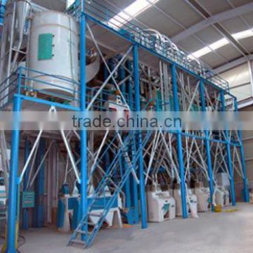 120ton complete sets of maize flour mill