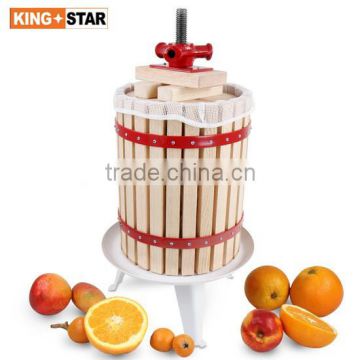 12L basket wooden hand orange juicer