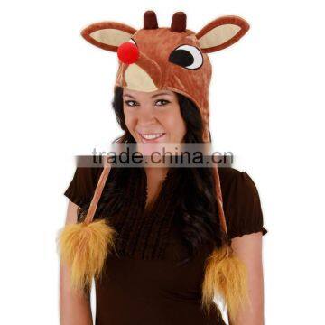 Rudolph Light-Up Hoodie Hat