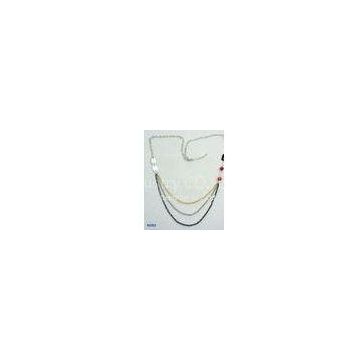 Tin Alloy Jewelry Display Trays Chain Mixed Metal Necklace for women
