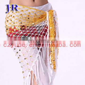 Multy color hollow tassel belly dance hip scarf belt Y-2021#