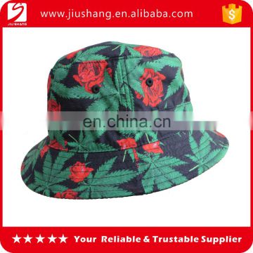 high quality cheap print bucket hat custom