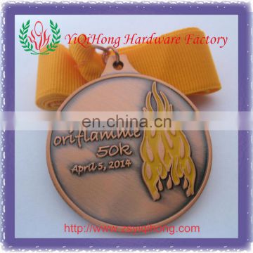 custom production metal award medal