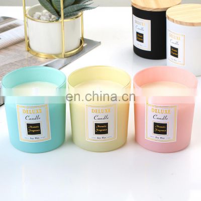 Factory Price Wholesale Candle Jar Wedding Candlestick Fancy Candle Jars With Wood Lids