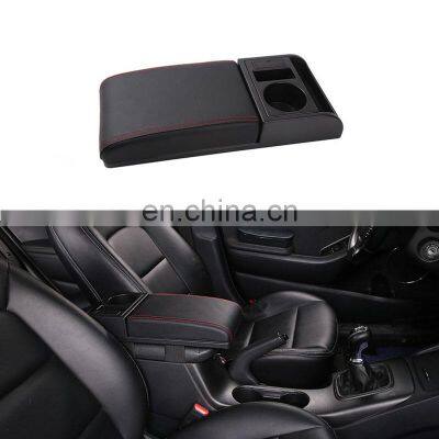 Hot sale Car Armrest Cushion Elbow Support Cup Holder Storage Box Auto Arm Rest Pad Universal Vehicle with USB Charging Ports
