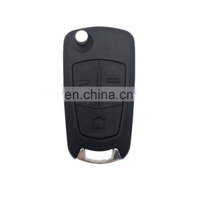 3 Buttons Flip Replacement Car Remote Smart Key Shell Blank Fob Cover Case For Vauxhall Opel Zafira B Astra H