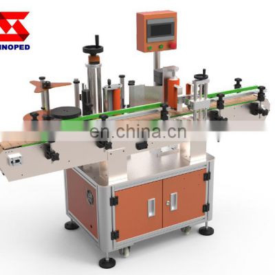 Free test and adjusted automatic round bottle labeling machine T-401