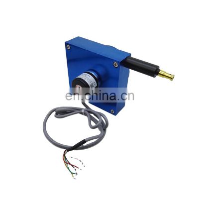 4000mm string encoder line driver NPN PNP or push pull output length measuring draw wire position sensor