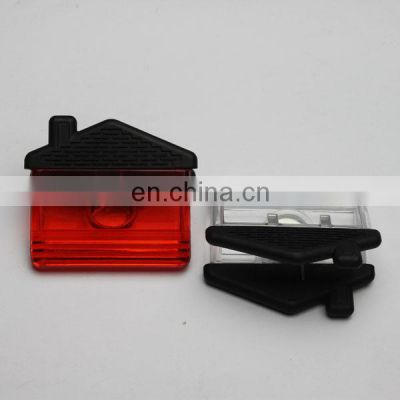 Plastic Clip with Strong Magnet on the Back House Shaped Plastic Paper Clip