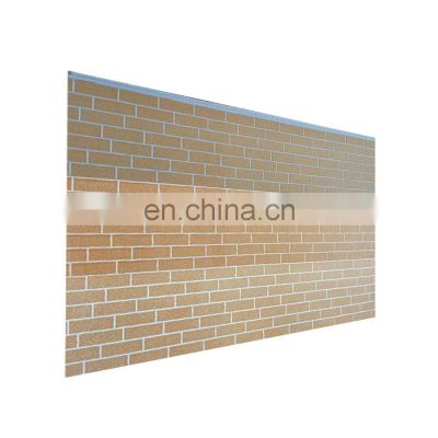 Metal siding r panel decorative wall siding panel  composite pu sandwich panel wall cladding