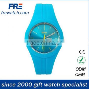 warm color fashion silicone watches for girls young lady silicone popular watch
