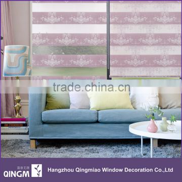 Jacquard Style roller type zebra blinds fabric with Beautiful Design and Good Quality