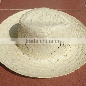 Natural white straw hat