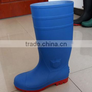 Good quality safety rain boot with steel toe cap
