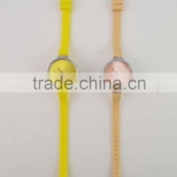 Fashion slim strap ladies silicone watch for small wrists