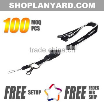 Customized Promotional Binary Polyester Printed Lanyards