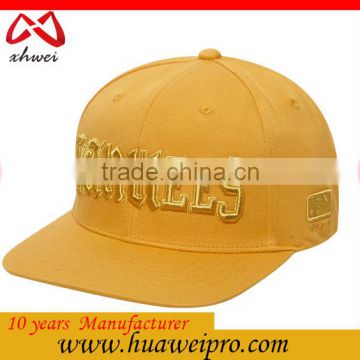 Customized 3D Embroidery Logo Snapback Hat and Bright Color Flat Bill Snapback Caps