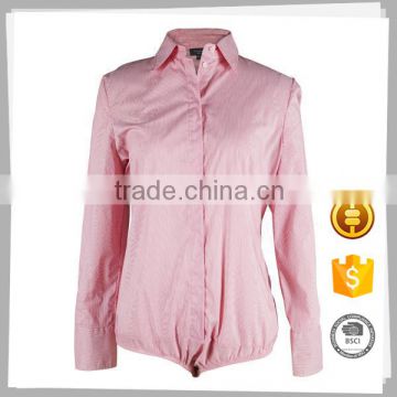 New style Organic Women's long sleeve chiffon blouse
