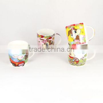 High quality ceramic mug with rabbit pictures