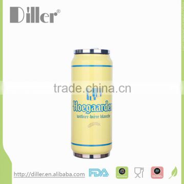OEM ODM private label water tumbler with straw cola shape bottle hydro flask straw lid