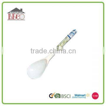 Hot sale fashion design beautiful melamine spoon plastic ice cream