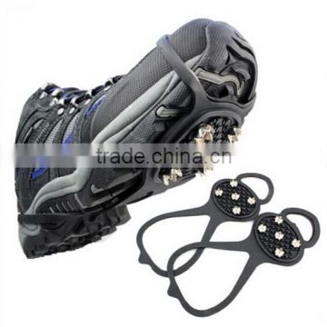 winter skiing non-slip ice crampon for shoes silicone ice crampons
