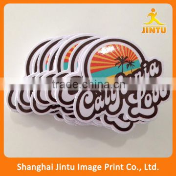 2016 Custom Printed Waterproof Die Cut Logo Adhesive Vinyl PVC Sticker, Custom Adhesive Sticker Printing, Custom Sticker                        
                                                Quality Choice
